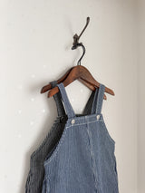 Ellis stripe short overalls