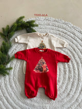 ［thelala］Tree bear rompers
