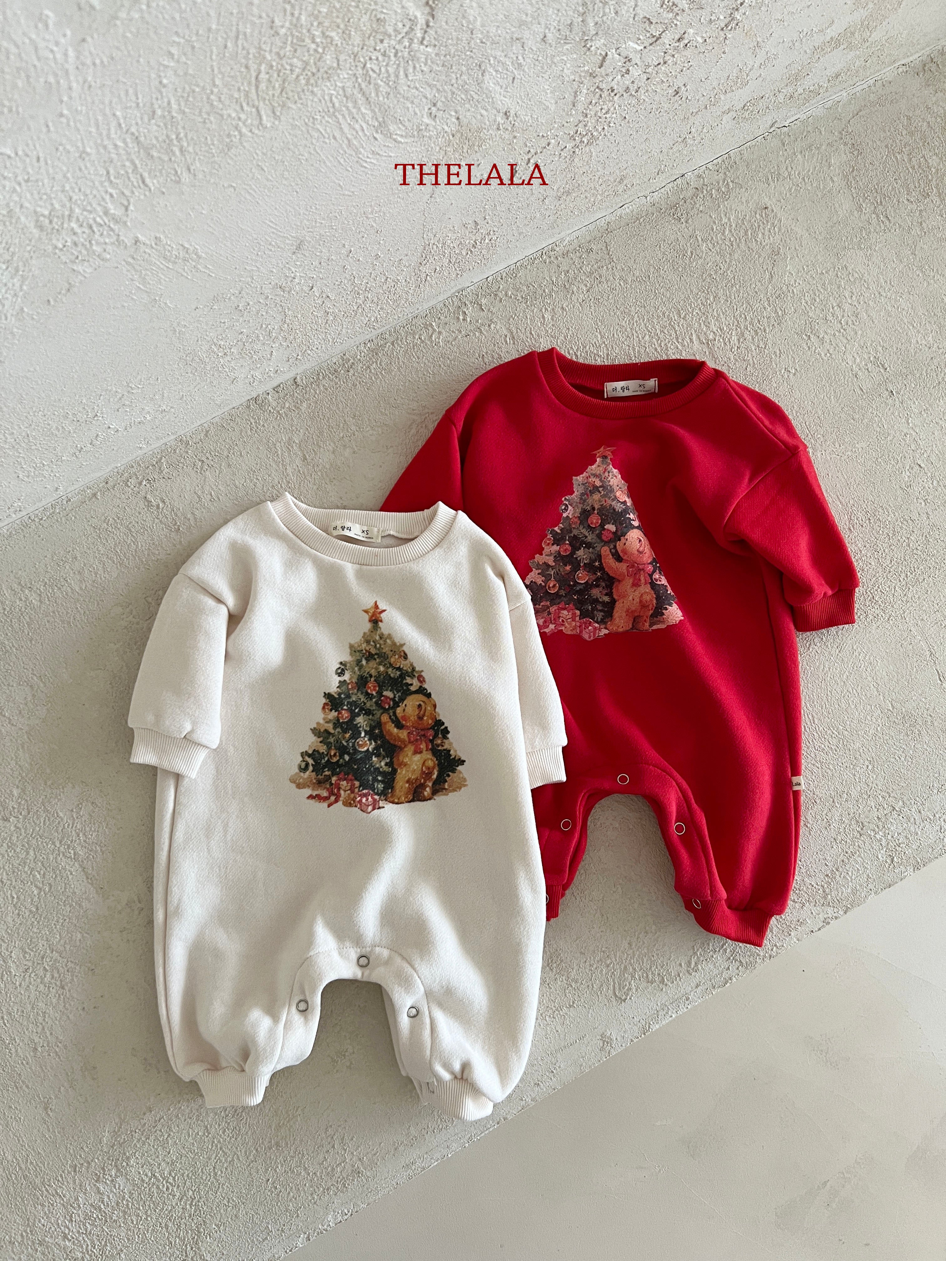 ［thelala］Tree bear rompers