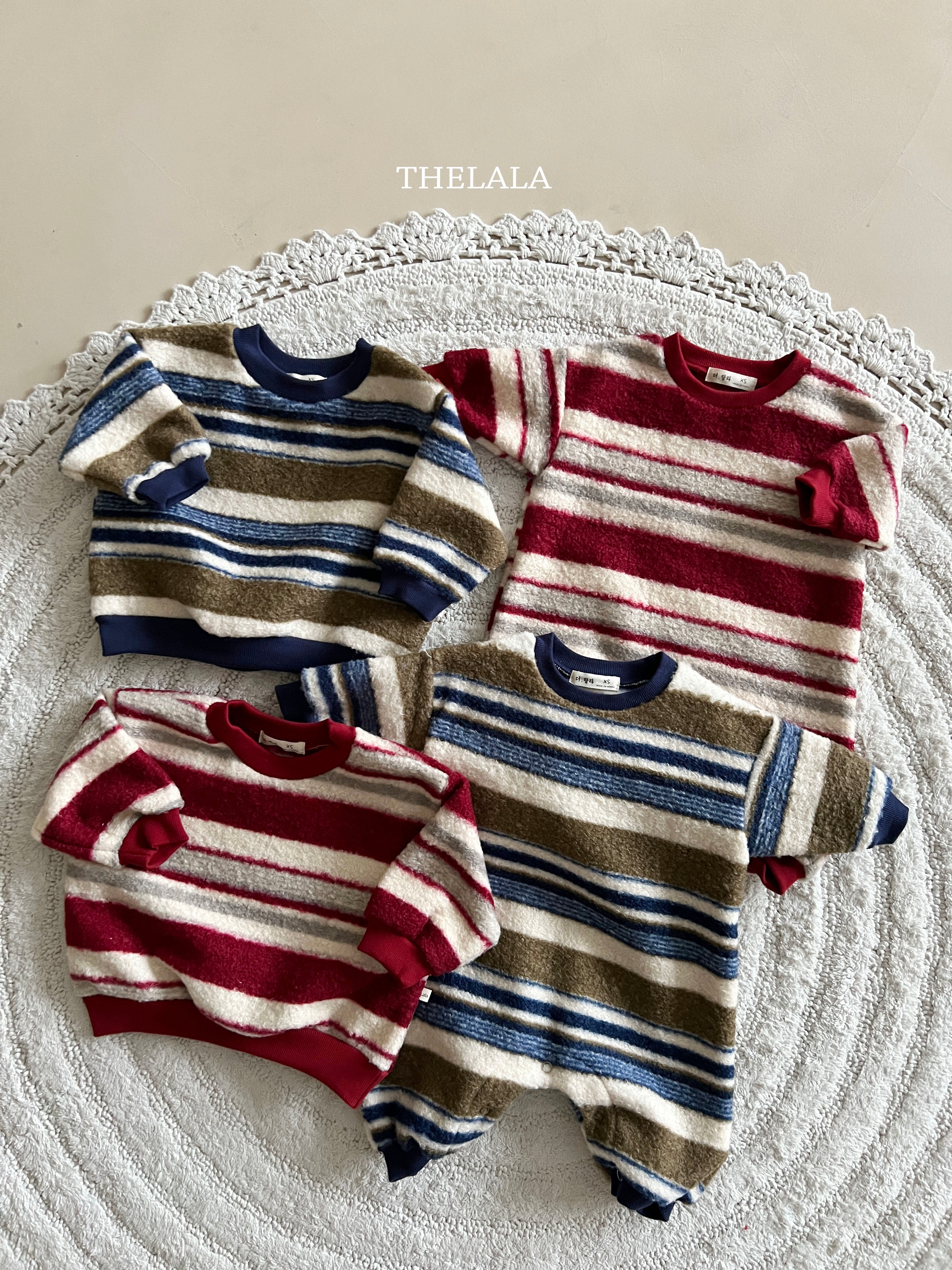 ［thelala］Multi stripe suit