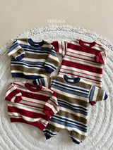 ［thelala］Multi stripe suit