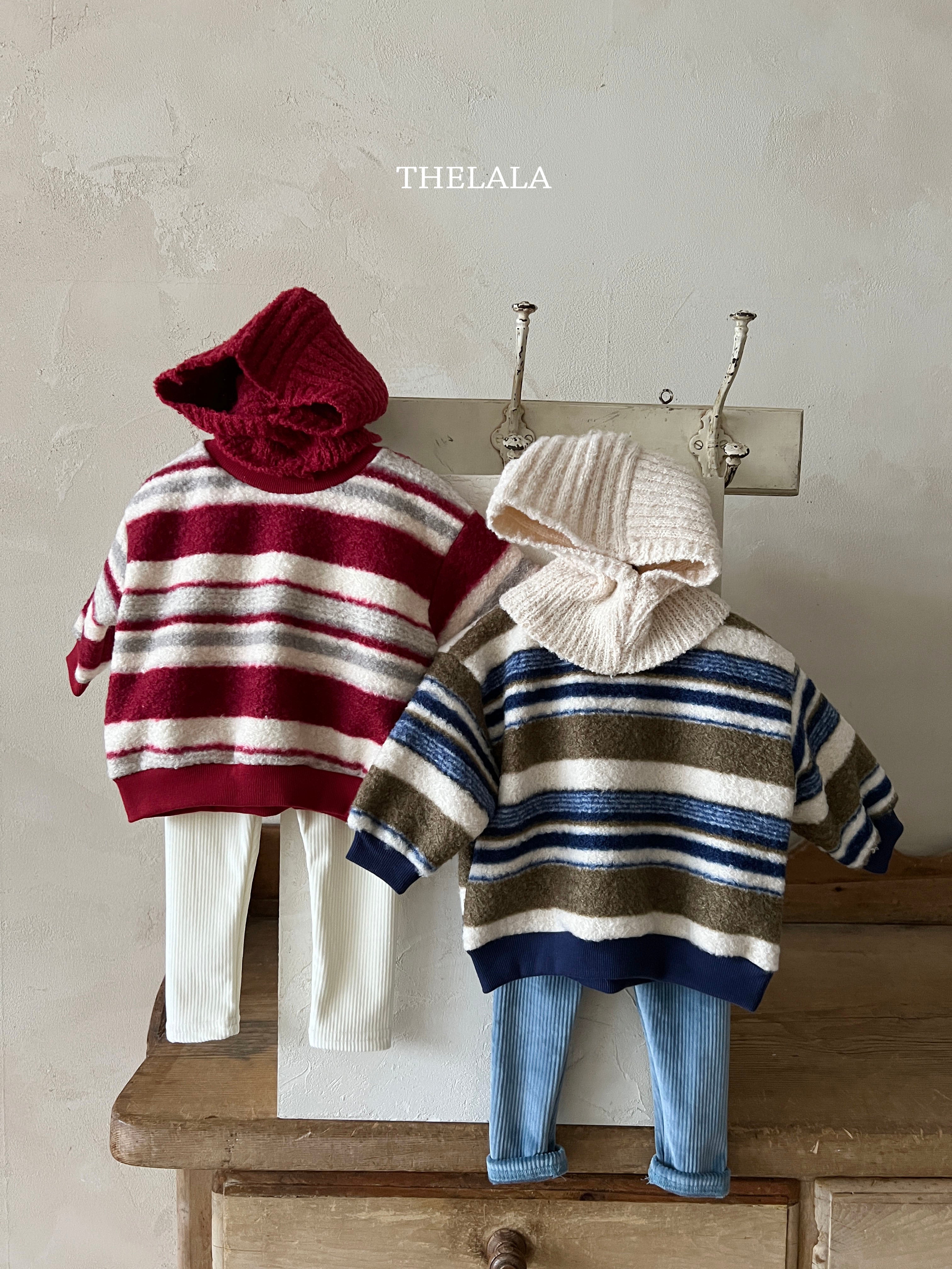 ［thelala］Multi stripe mtm