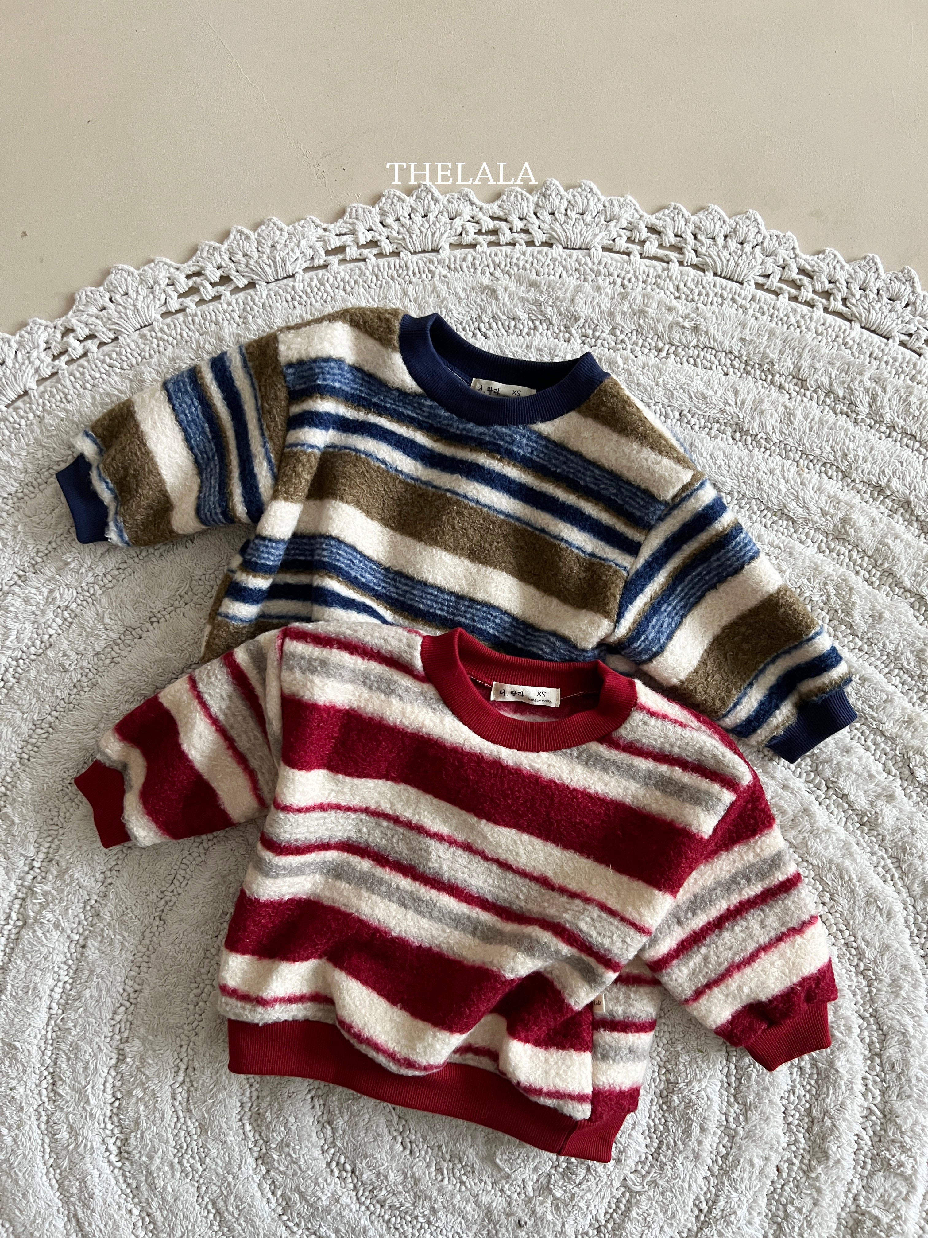 ［thelala］Multi stripe mtm