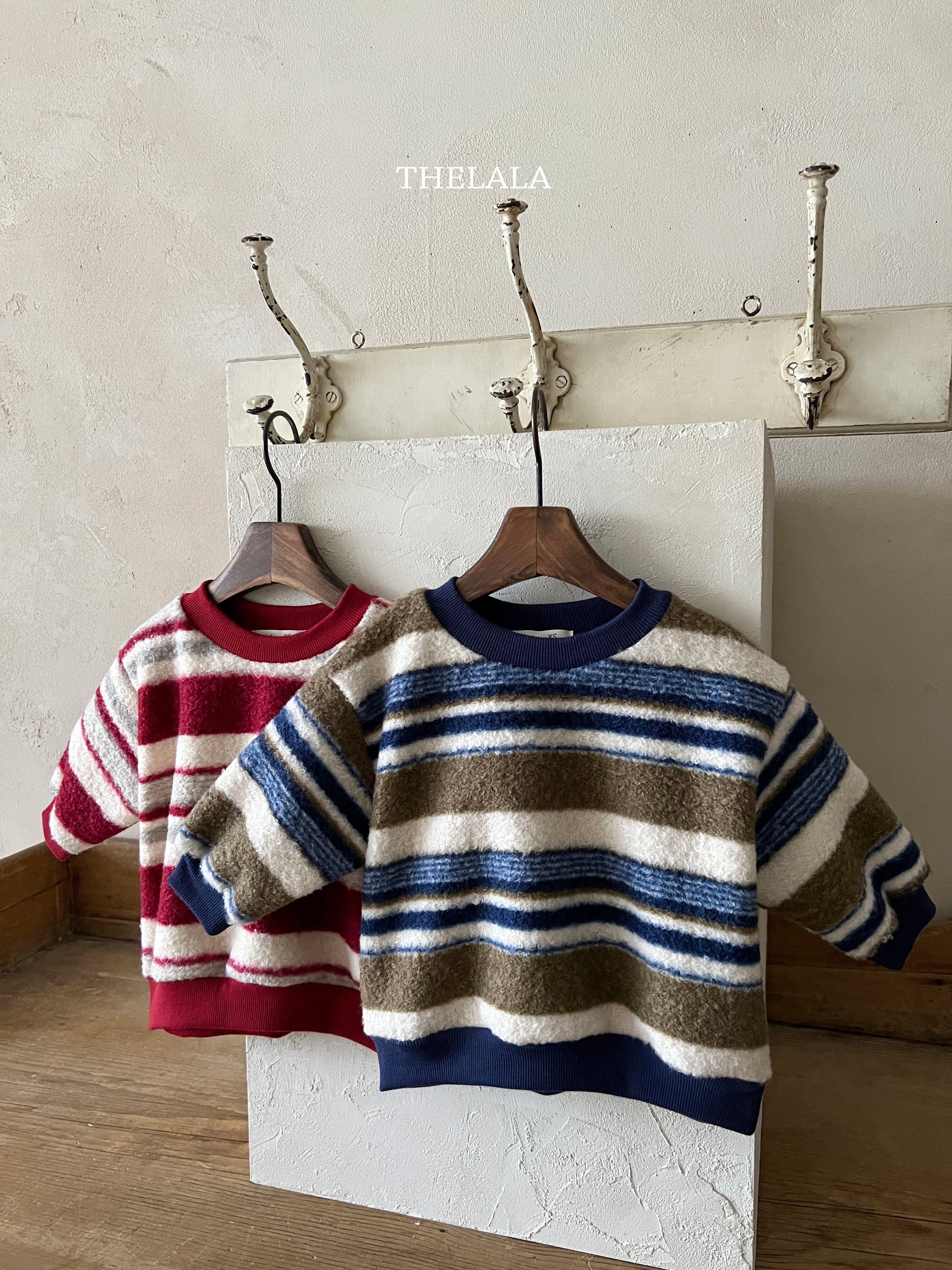 ［thelala］Multi stripe mtm