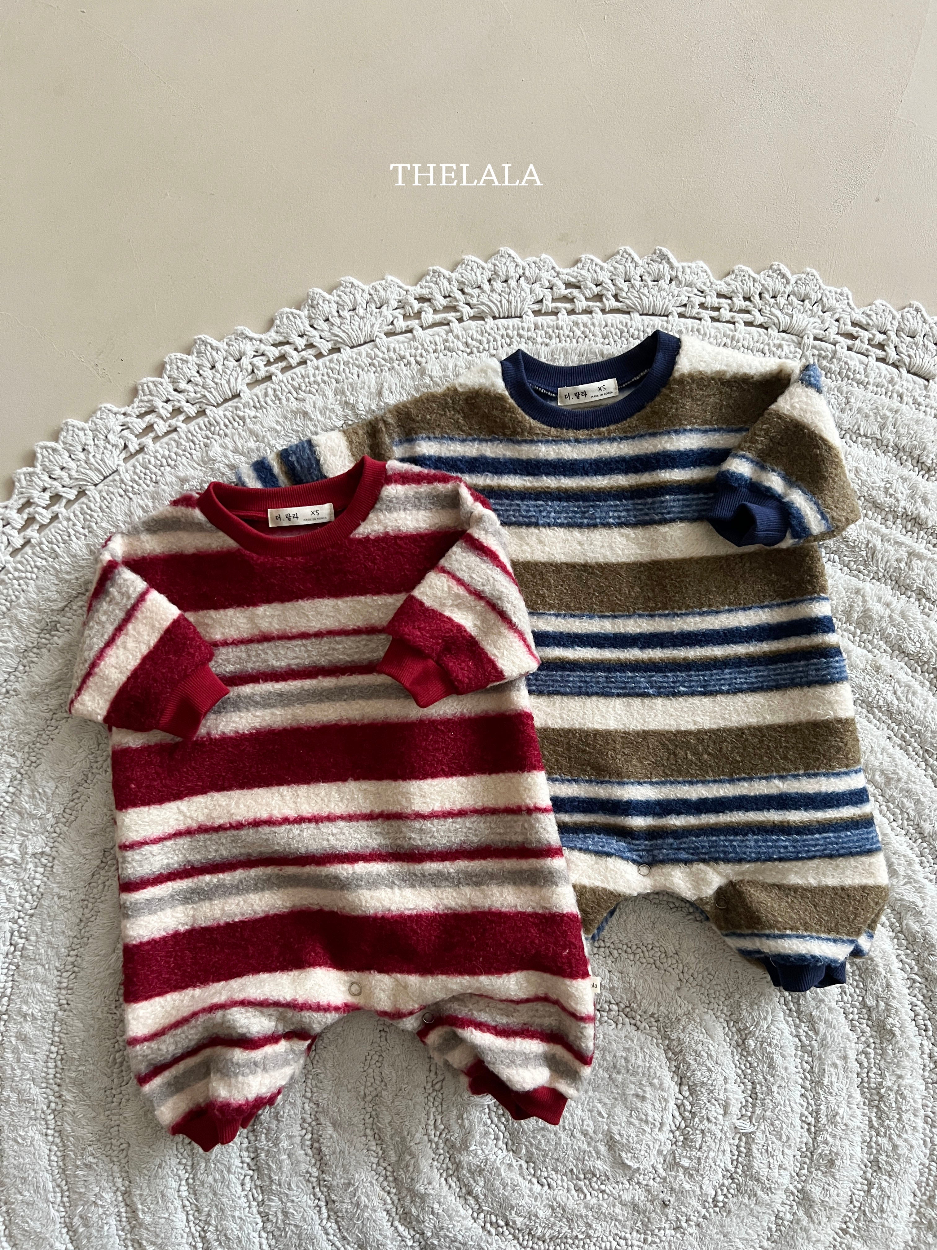 ［thelala］Multi stripe suit