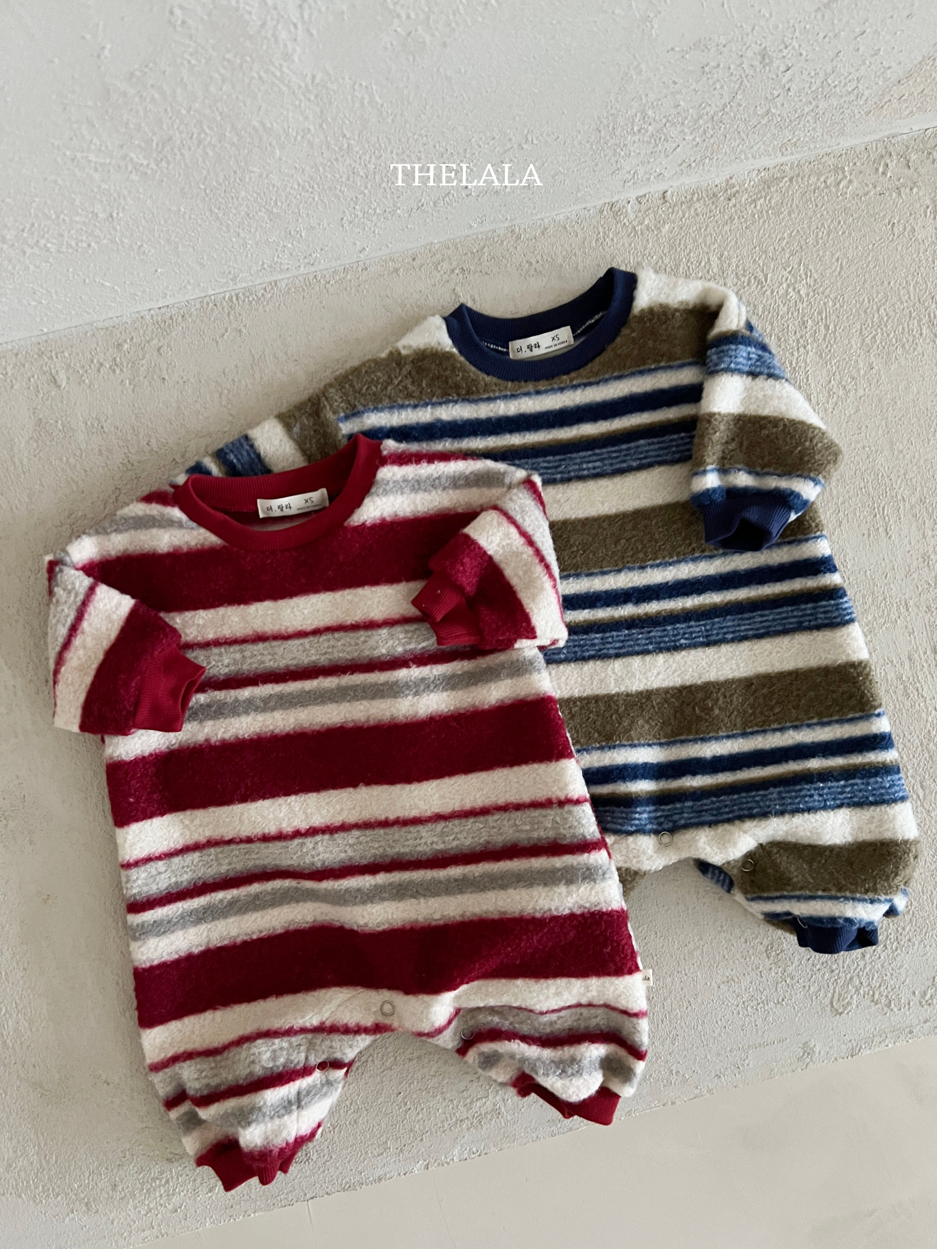［thelala］Multi stripe suit