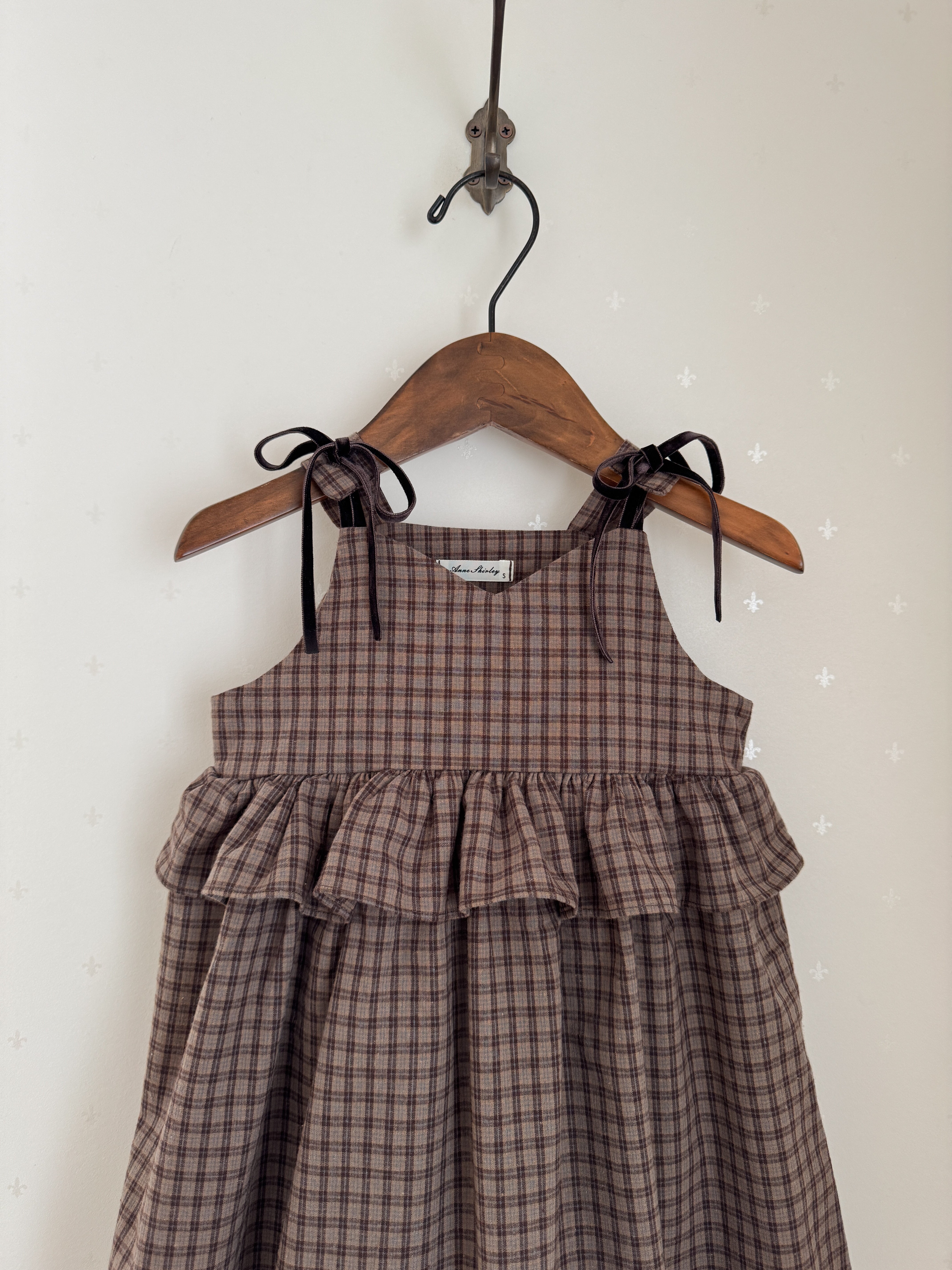 ［Anne shirley × Noeul.］Canelé check one-piece