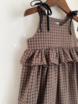 ［Anne shirley × Noeul.］Canelé check one-piece