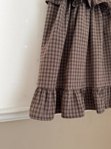 ［Anne shirley × Noeul.］Canelé check one-piece