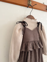 ［Anne shirley × Noeul.］Canelé check one-piece