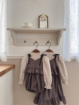 ［Anne shirley × Noeul.］Canelé check one-piece