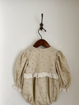 ［Anne shirley × Noeul.］Chanpagne flower rompers