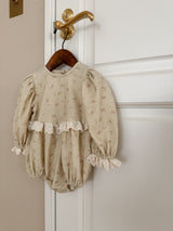 ［Anne shirley × Noeul.］Chanpagne flower rompers