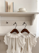 Flower frill blouse (baby & kids)