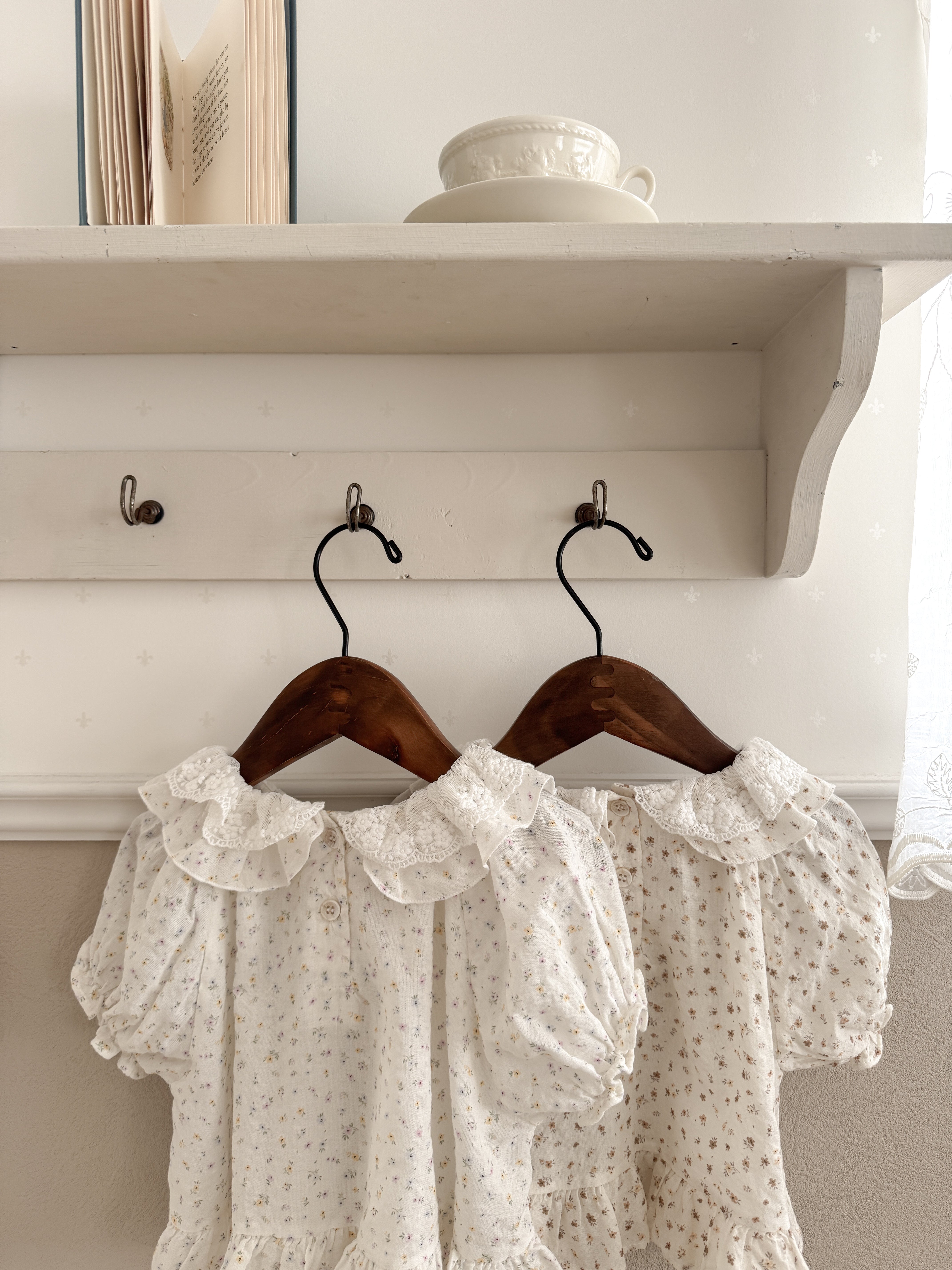 Flower frill blouse (baby & kids)