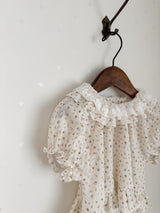 Flower frill blouse (baby & kids)