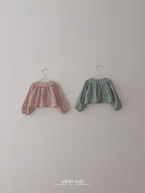 ［aladin］Flower open blouse