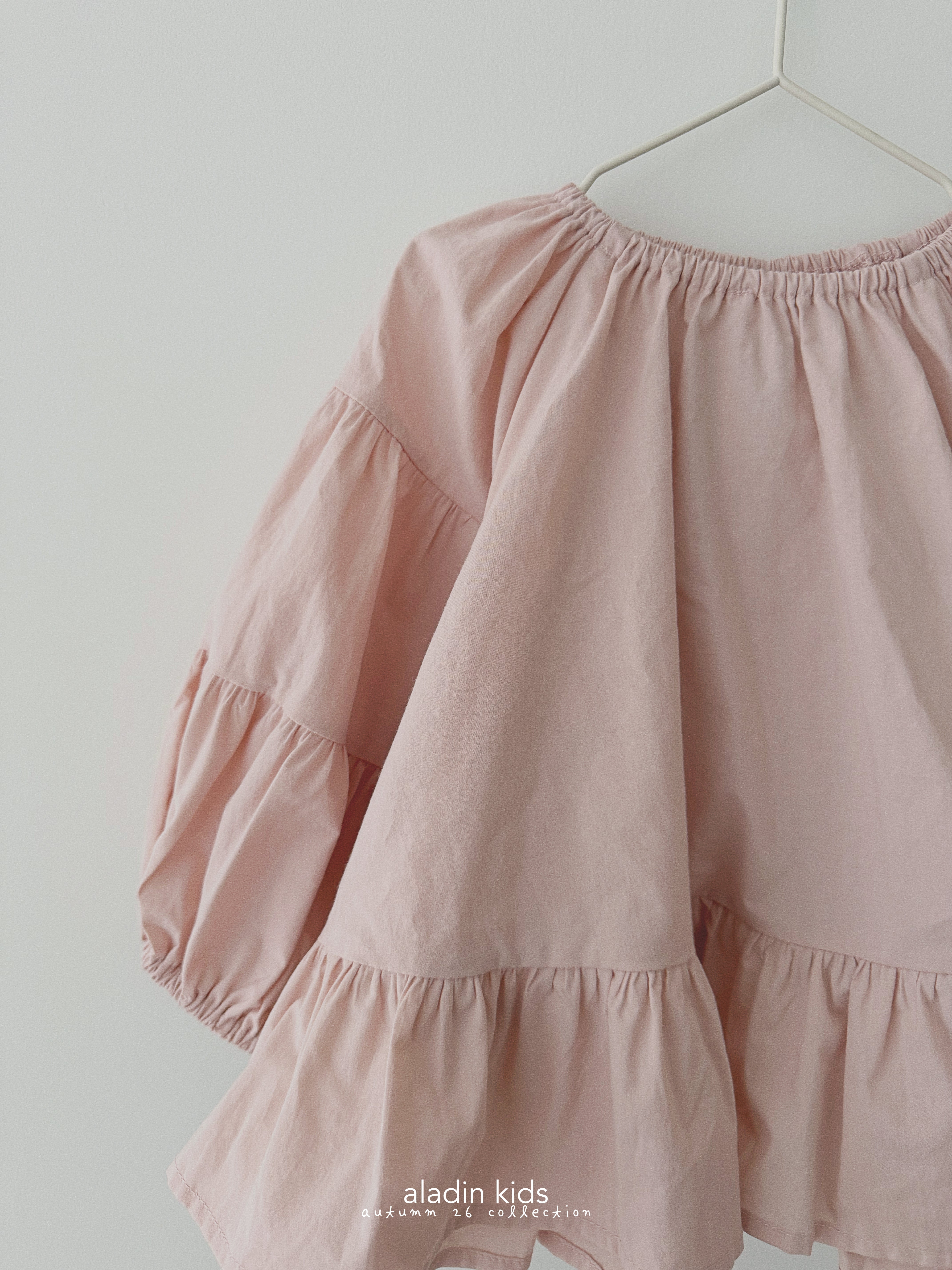 ［aladin］Puff shirring blouse