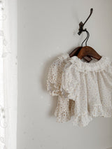 Flower frill blouse (baby & kids)