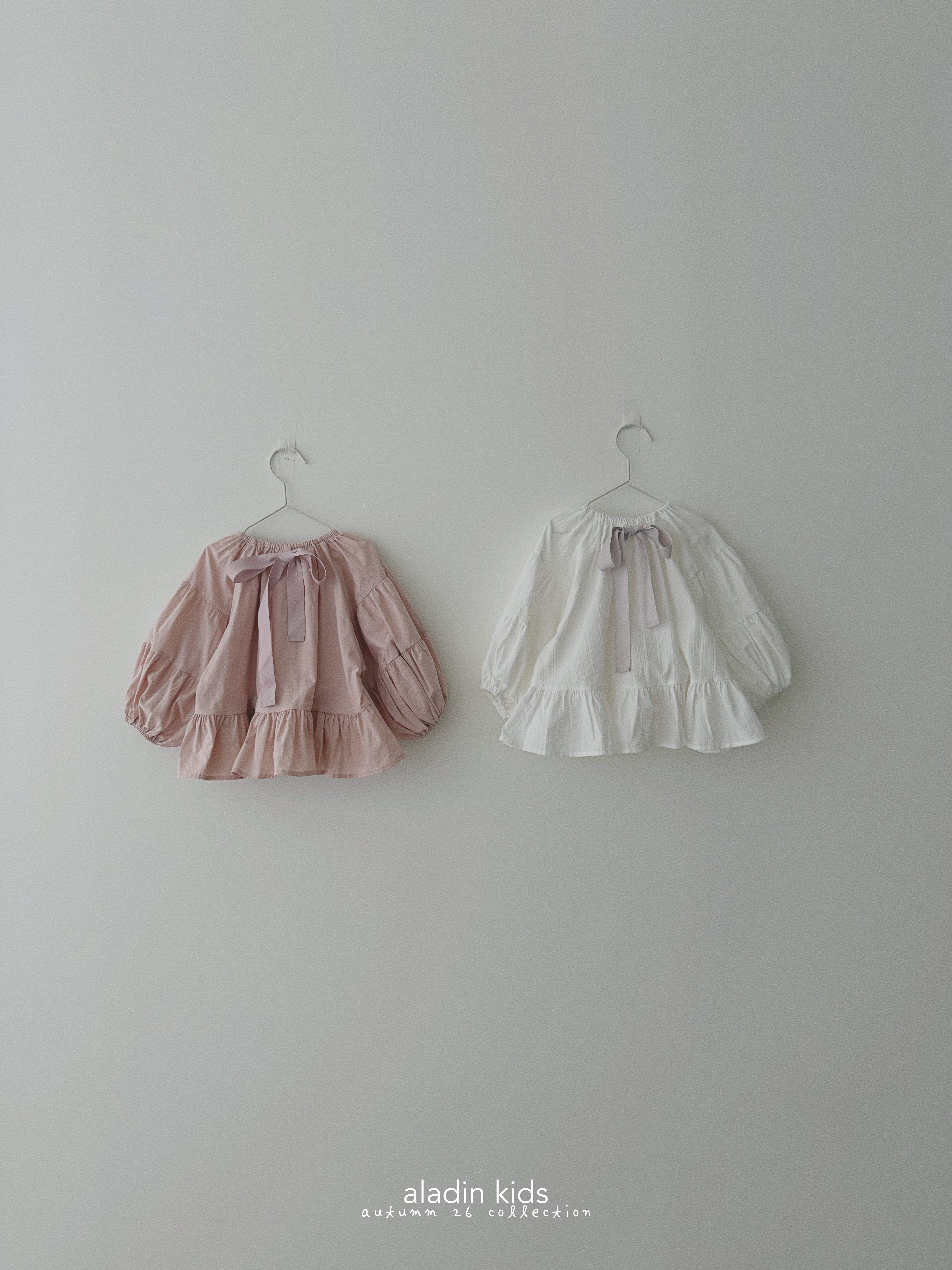 ［aladin］Puff shirring blouse