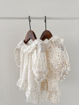 Flower frill blouse (baby & kids)