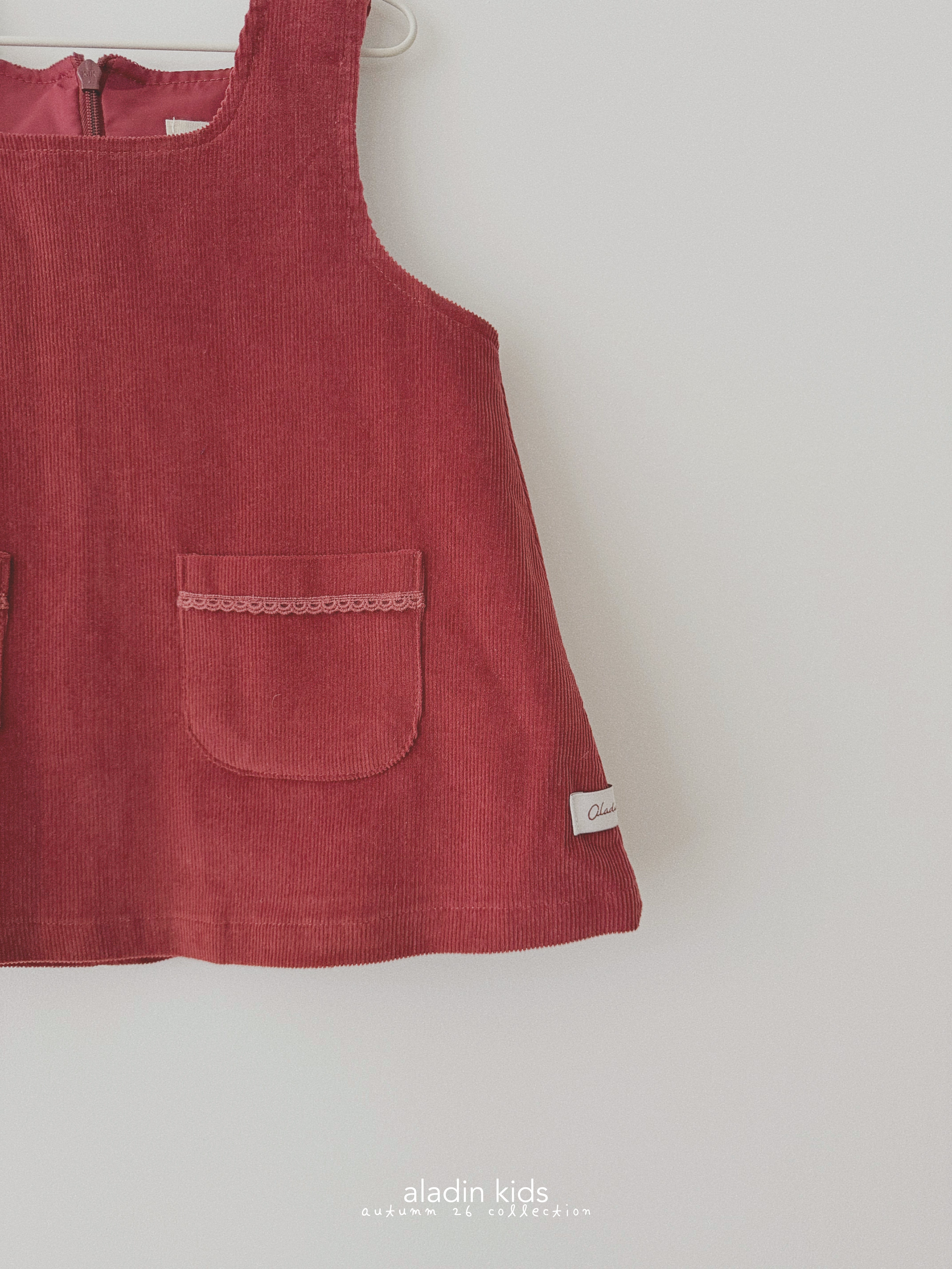 ［aladin］Lovely pocket one-piece