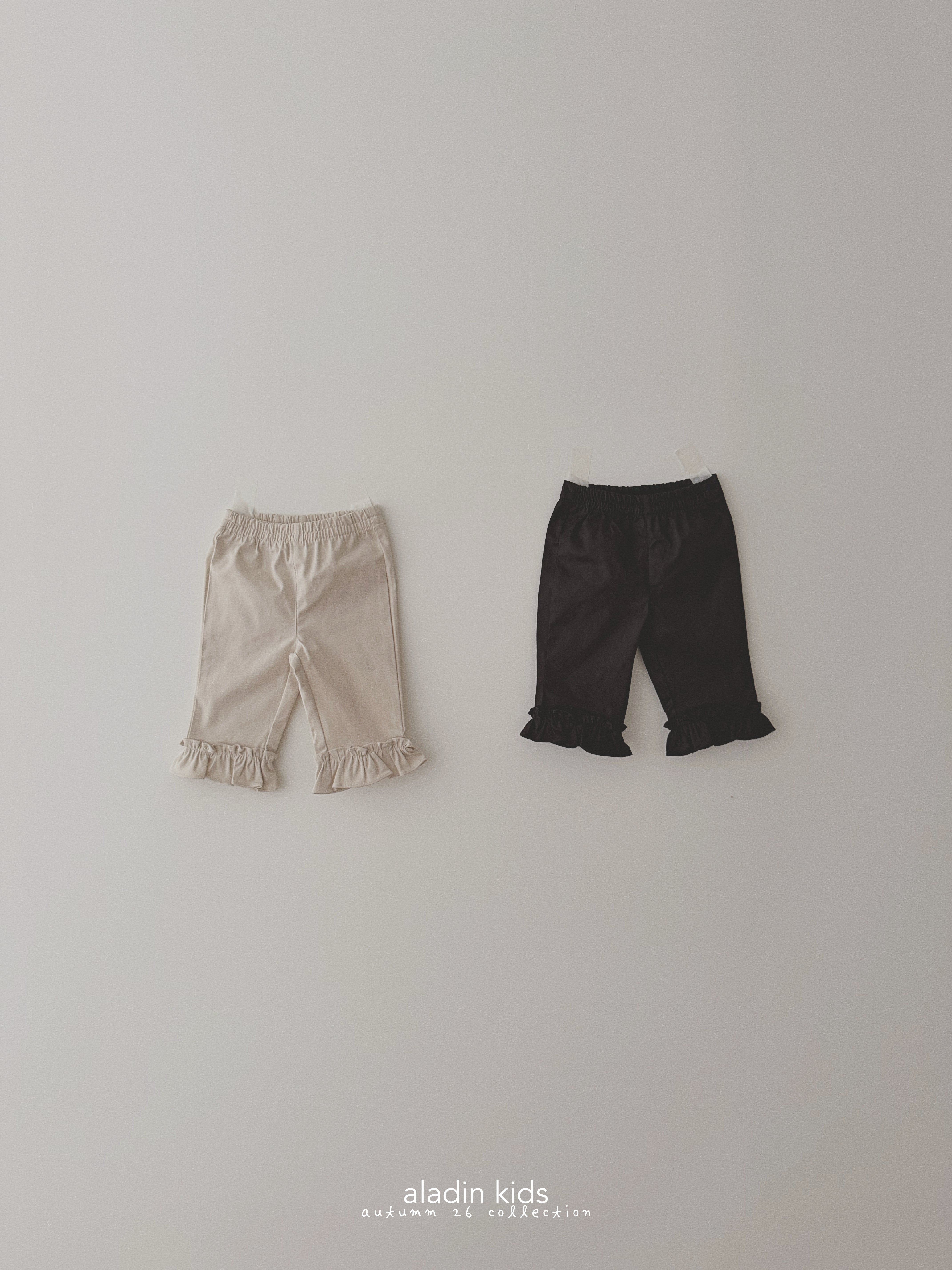 ［aladin］Capri frill pants
