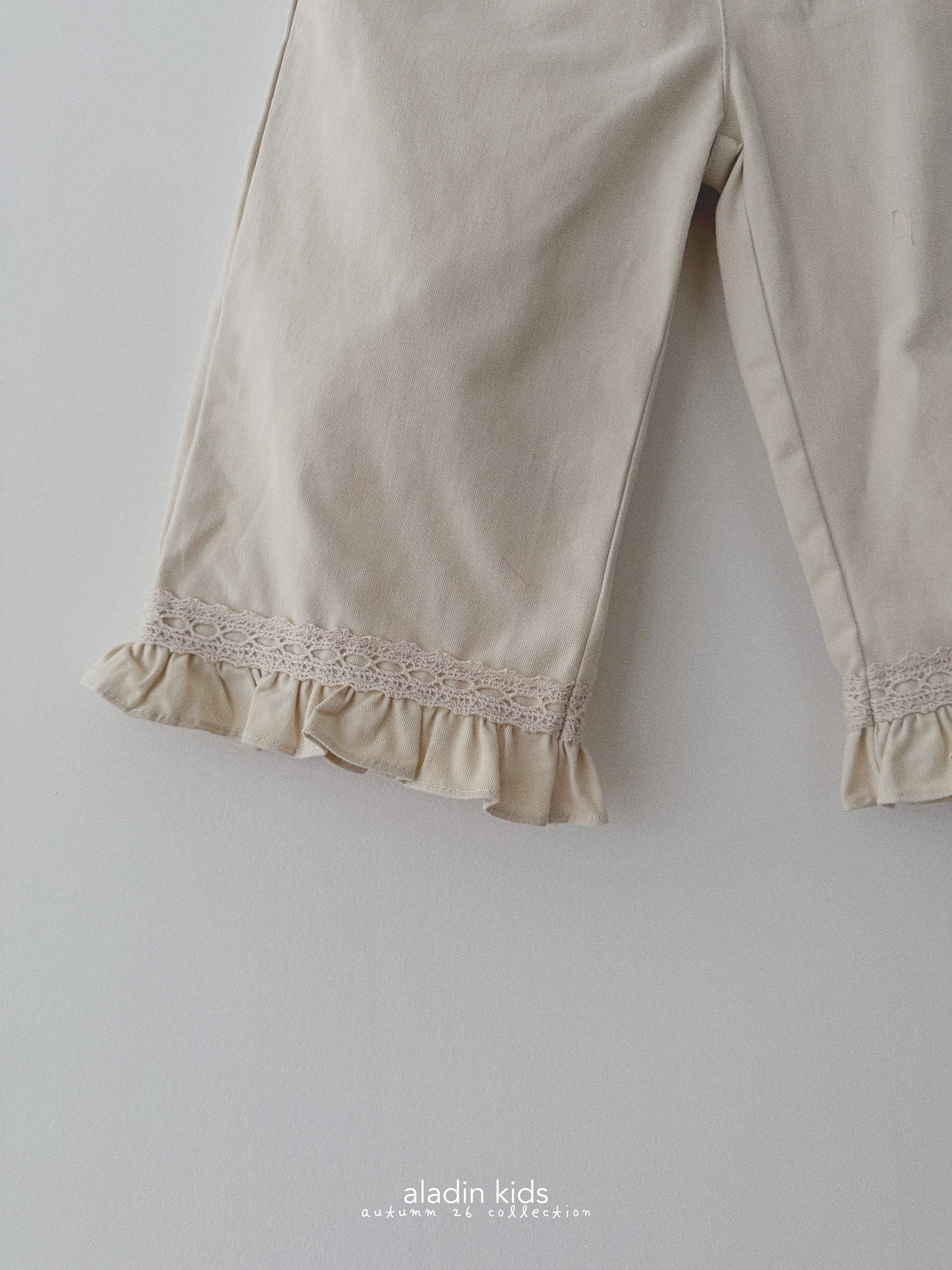 ［aladin］Frill cotton pants