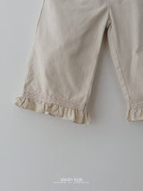 ［aladin］Frill cotton pants