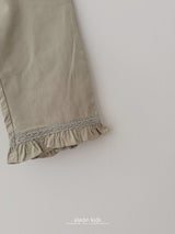 ［aladin］Frill cotton pants