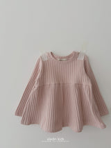 ［aladin］Mood rib blouse