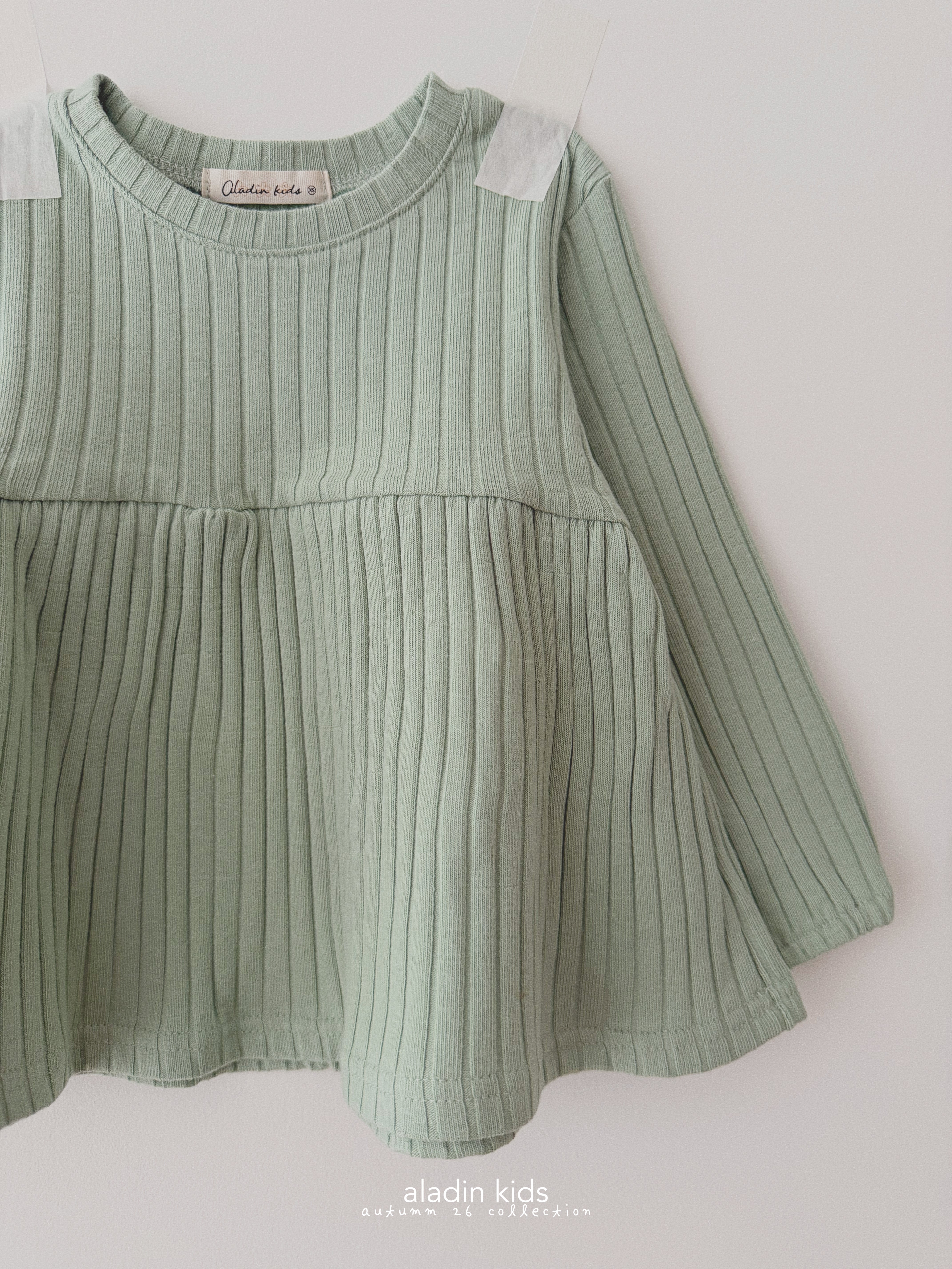 ［aladin］Mood rib blouse