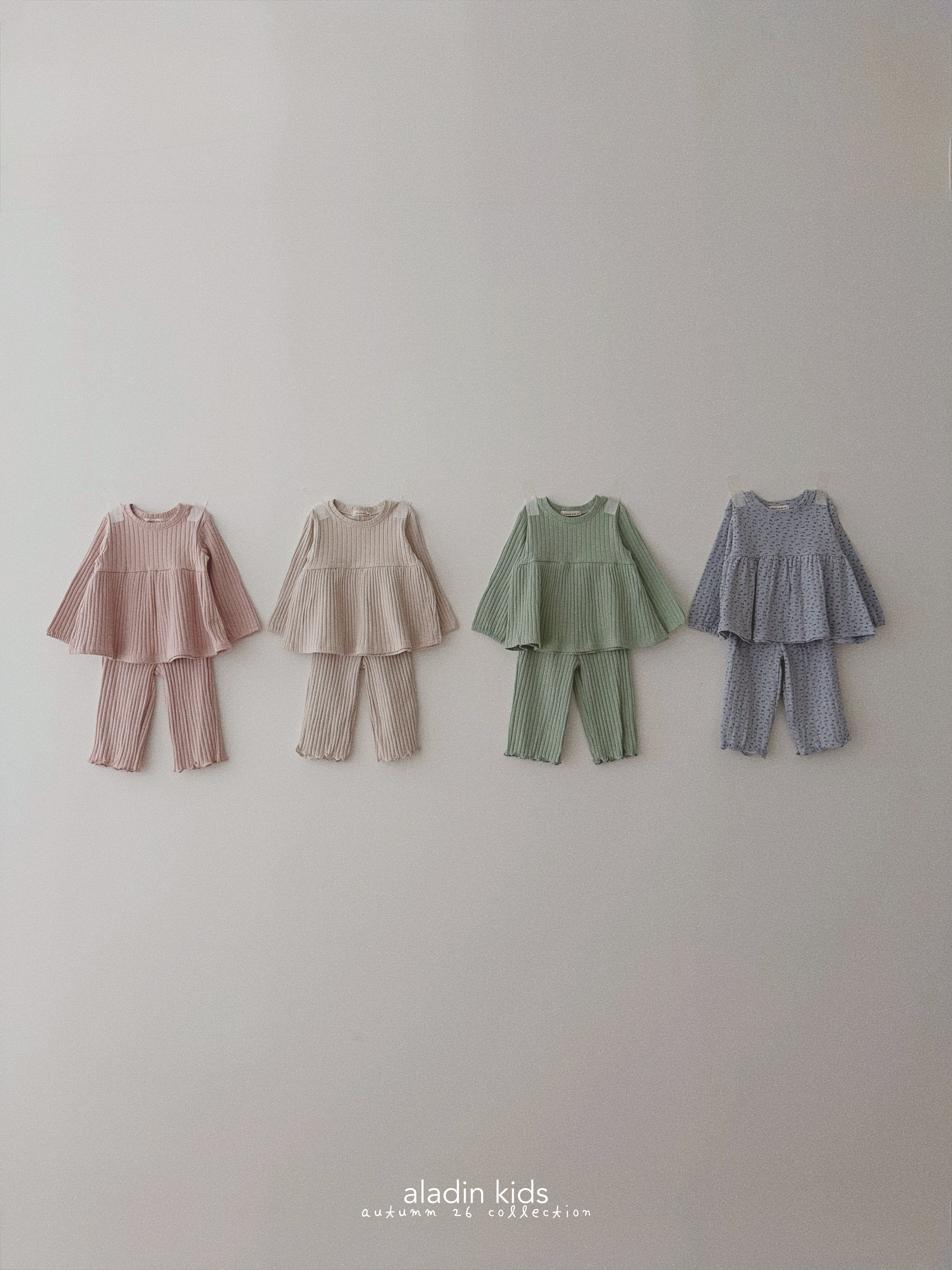 ［aladin］Mood rib pants
