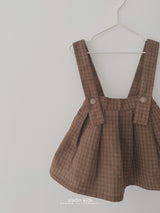 ［aladin］Pleats suspender skirt