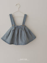 ［aladin］Pleats suspender skirt