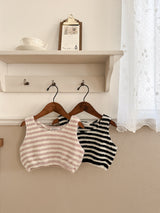 Soft stripe vest