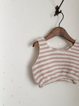 Soft stripe vest