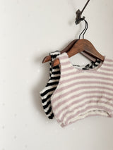 Soft stripe vest
