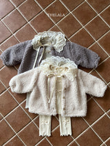 ［thelala］Downy boa jacket