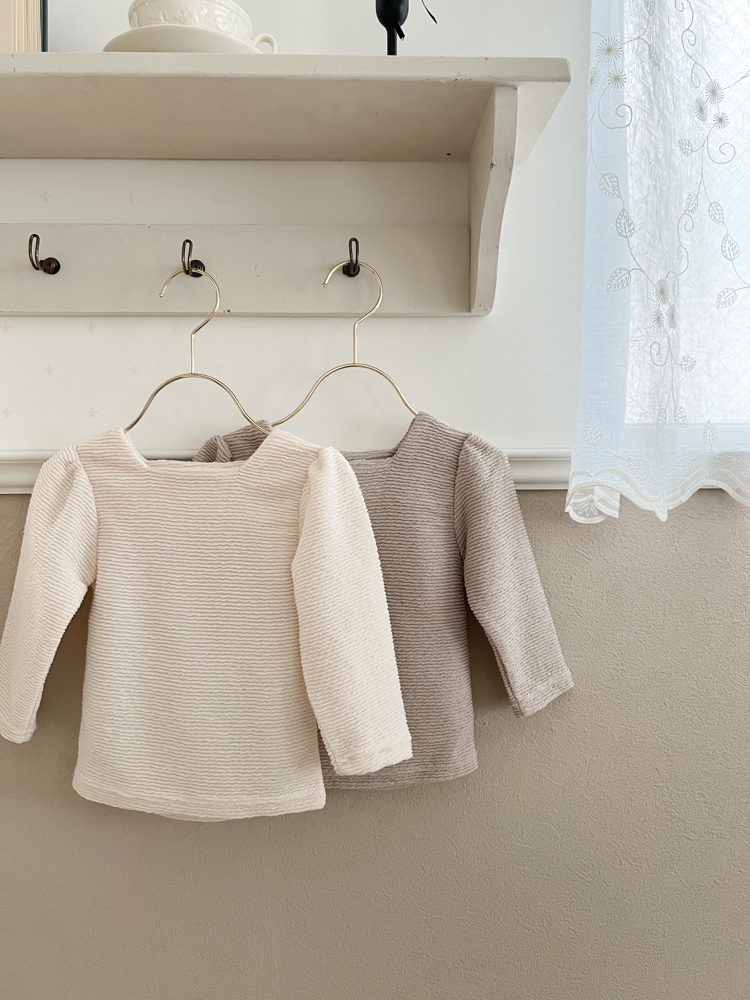 Soft square neck tops