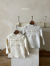 ［thelala］Ribbon mellow tee