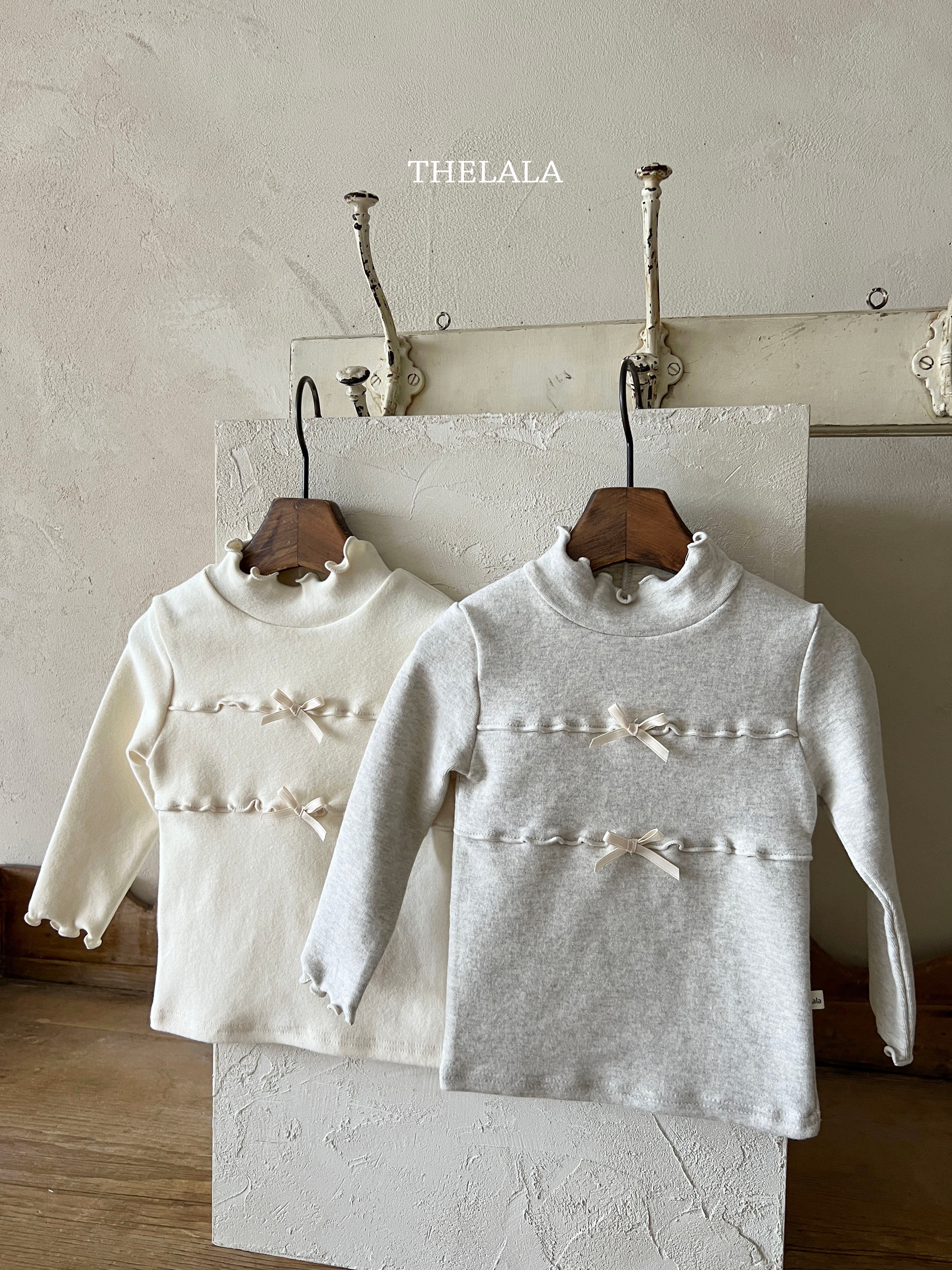 ［thelala］Ribbon mellow tee