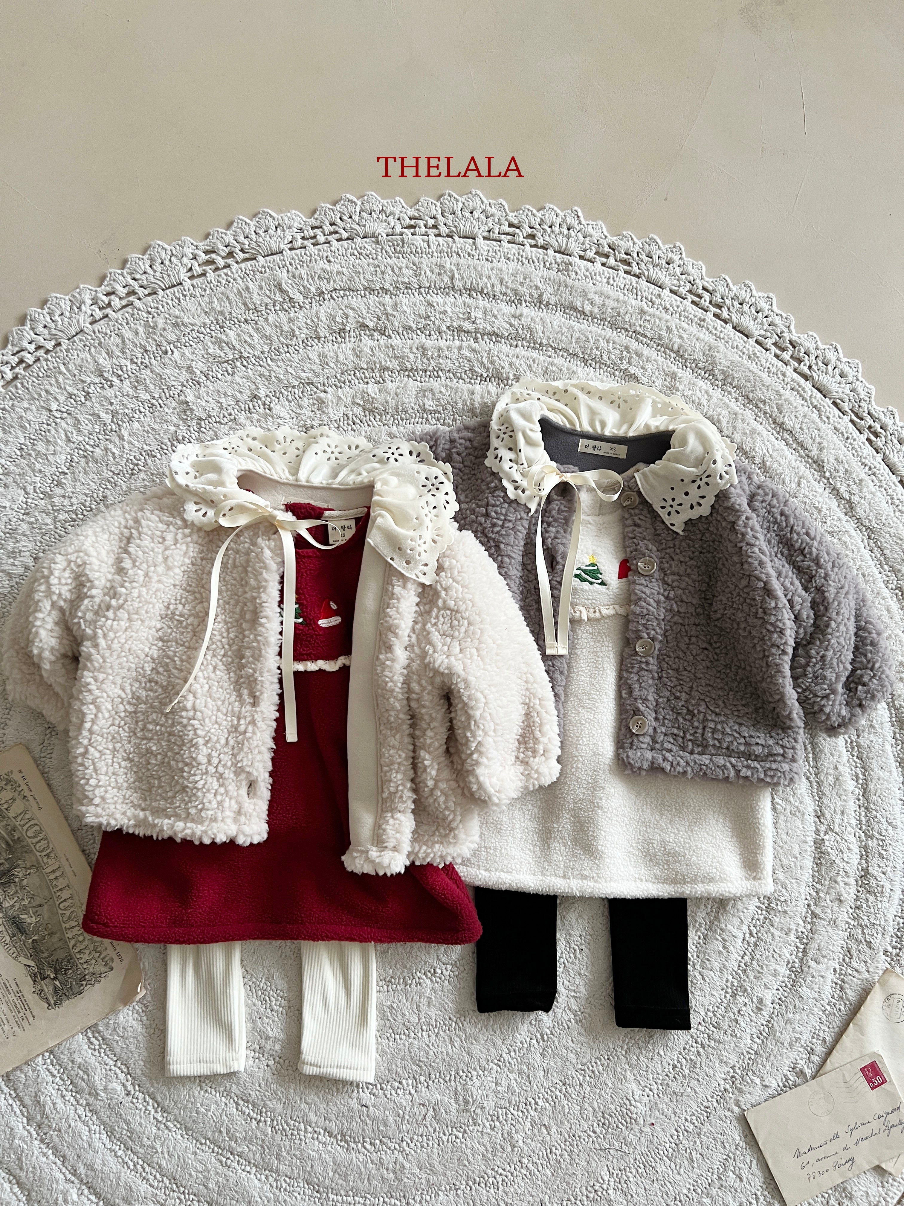 ［thelala］Downy boa jacket