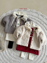 ［thelala］Downy boa jacket
