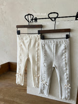 ［thelala］Ribbon mellow leggings