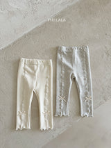 ［thelala］Ribbon mellow leggings
