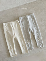［thelala］Ribbon mellow leggings