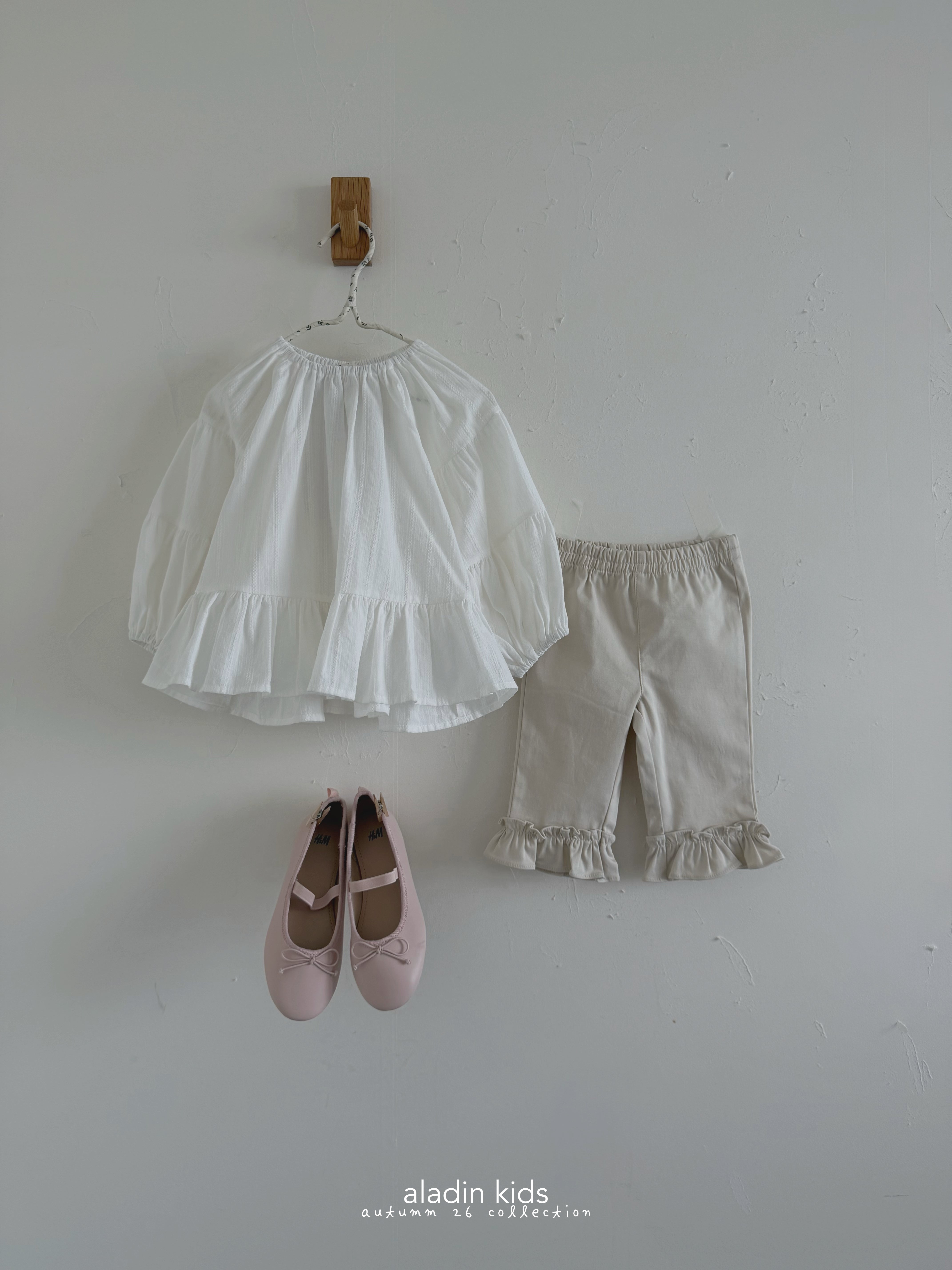 ［aladin］Frill cotton pants
