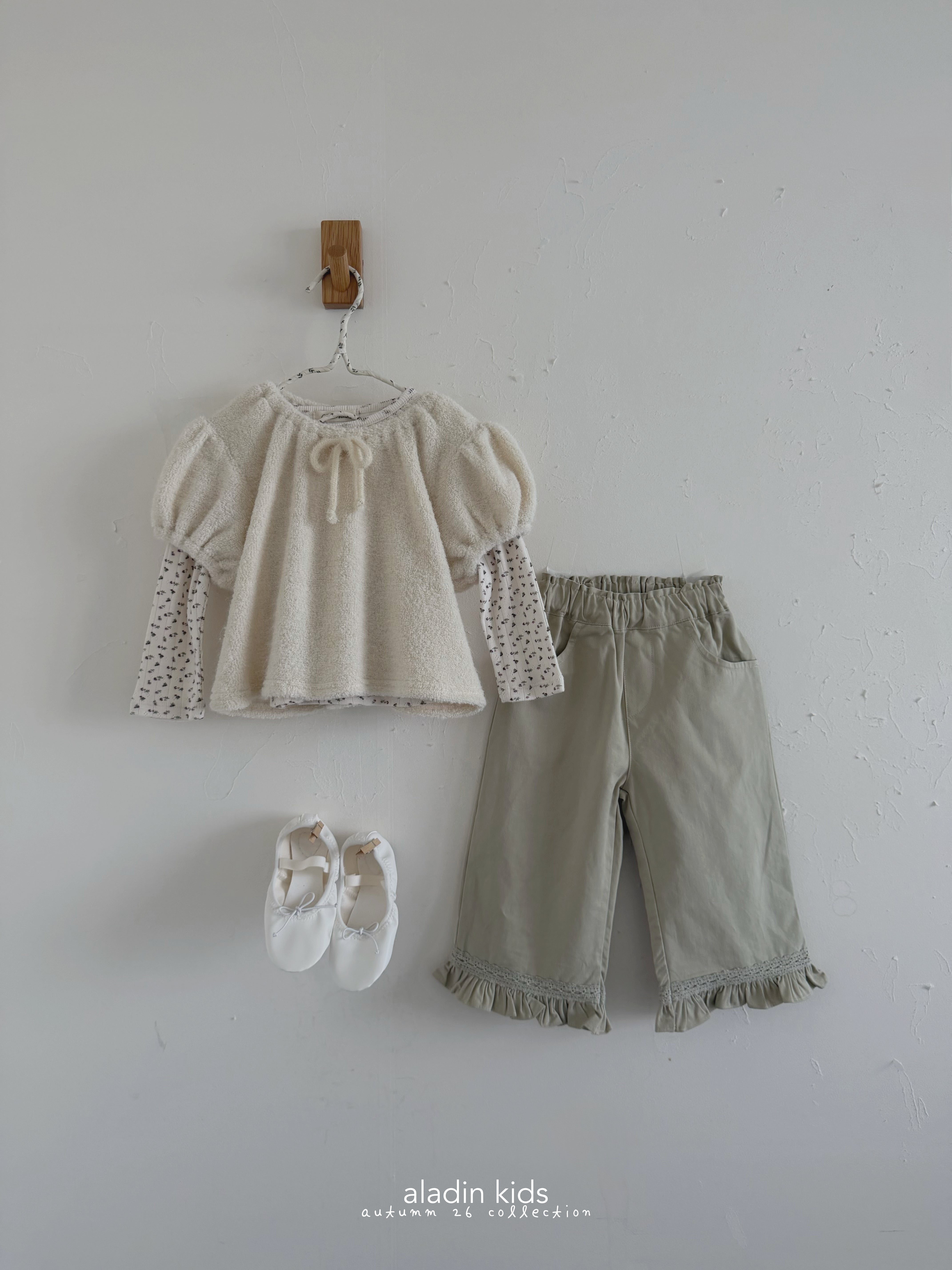 ［aladin］Frill cotton pants