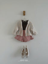 ［aladin］Eyelet ribbon puff tee